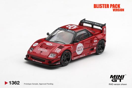 * PRE ORDER * MINI GT #1362 1/64 Mazda AZ-1 Liberty Walk LB40 LB-Hinomaru Red (RHD) * BLISTER PACK *