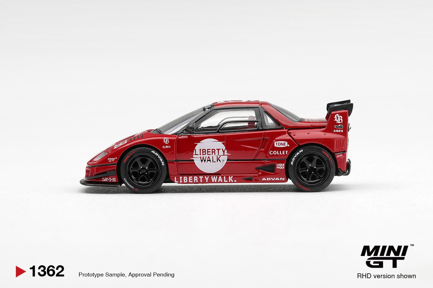 * PRE ORDER * MINI GT #1362 1/64 Mazda AZ-1 Liberty Walk LB40 LB-Hinomaru Red (RHD)