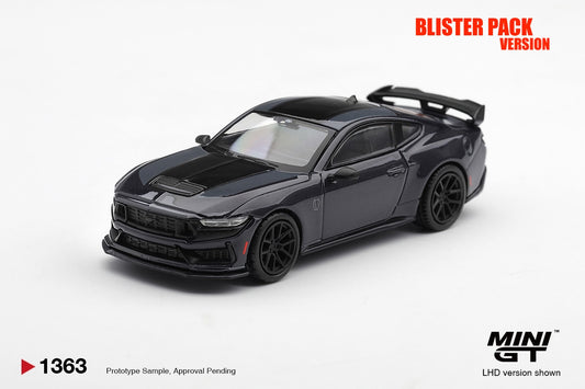 * PRE ORDER * MINI GT #1363 1/64 Ford Mustang Dark Horse Blue Ember (RHD) * BLISTER PACK *