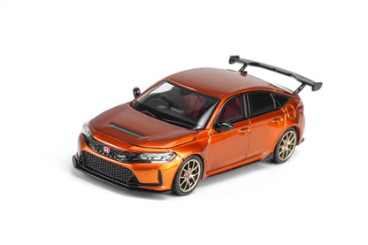 MOTORHELIX 1/64 HONDA CIVIC TYPE R (FL5) CUSTOMIZED METALLIC ORANGE M65345