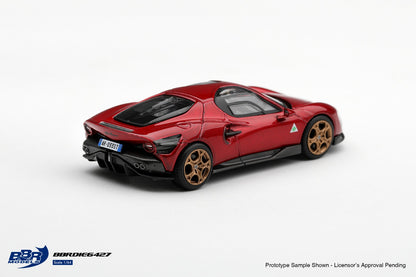 * PRE ORDER * BBR Models 1/64 Alfa Romeo 33 Stradale Rosso Villa d'Este BBRDIE6427