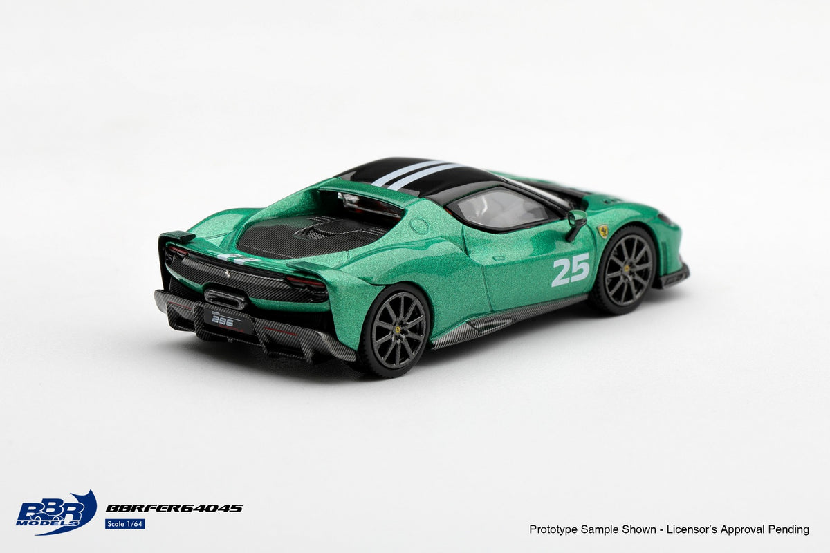 * PRE ORDER * BBR Models 1/64 Ferrari 296 Speciale Verde Nürburgring BBRFER64045