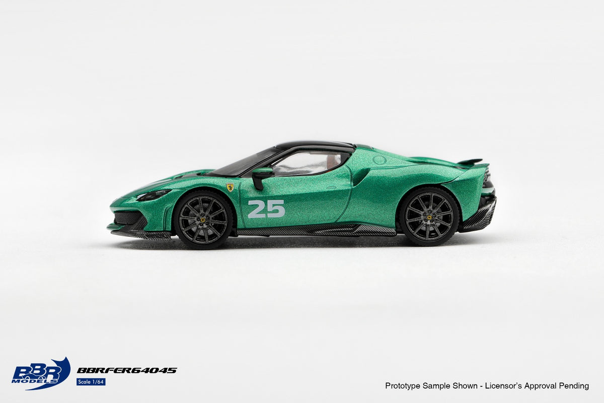 * PRE ORDER * BBR Models 1/64 Ferrari 296 Speciale Verde Nürburgring BBRFER64045