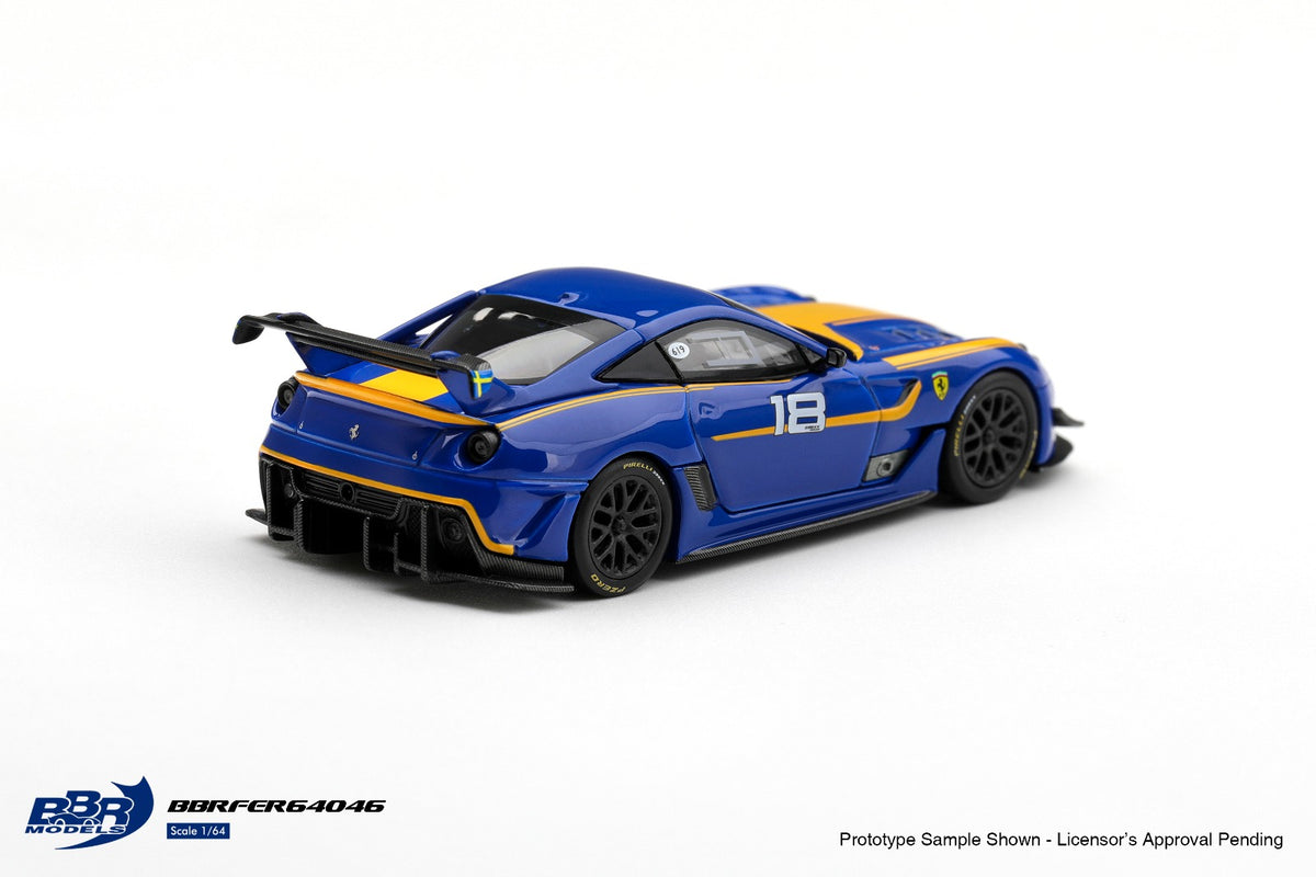 * PRE ORDER * BBR Models 1/64 Ferrari 599XX Evo #18 BBRFER64046