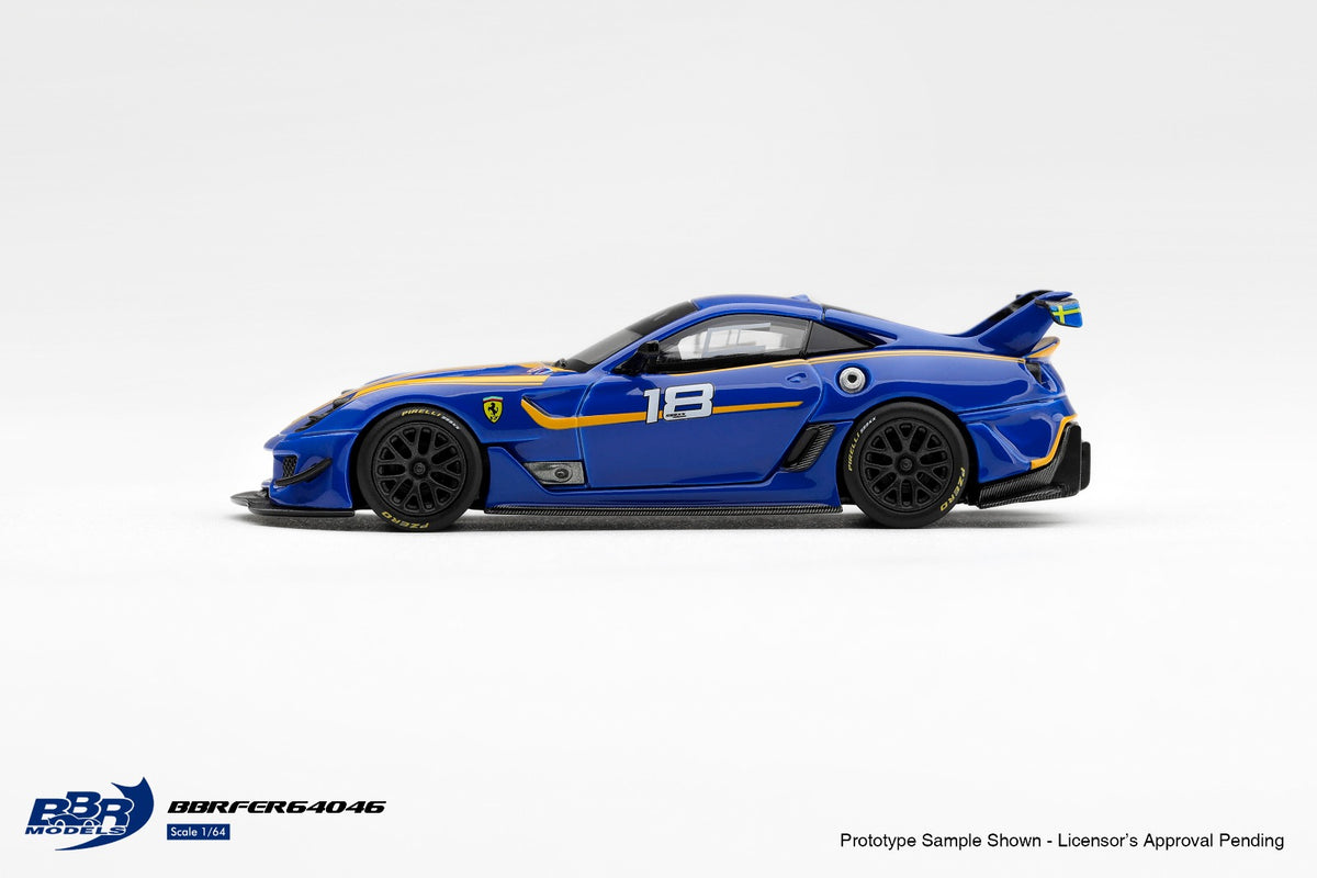 * PRE ORDER * BBR Models 1/64 Ferrari 599XX Evo #18 BBRFER64046