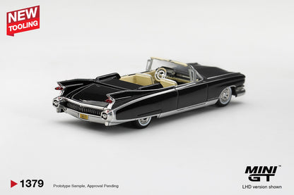 * PRE ORDER * MINI GT #1379 1/64 Cadillac Eldorado Biarritz 1959 Black (LHD)