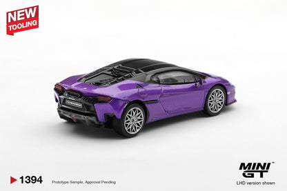 * PRE ORDER * MINI GT #1394 1/64 Lamborghini Temerario Viola Pasifae (RHD)