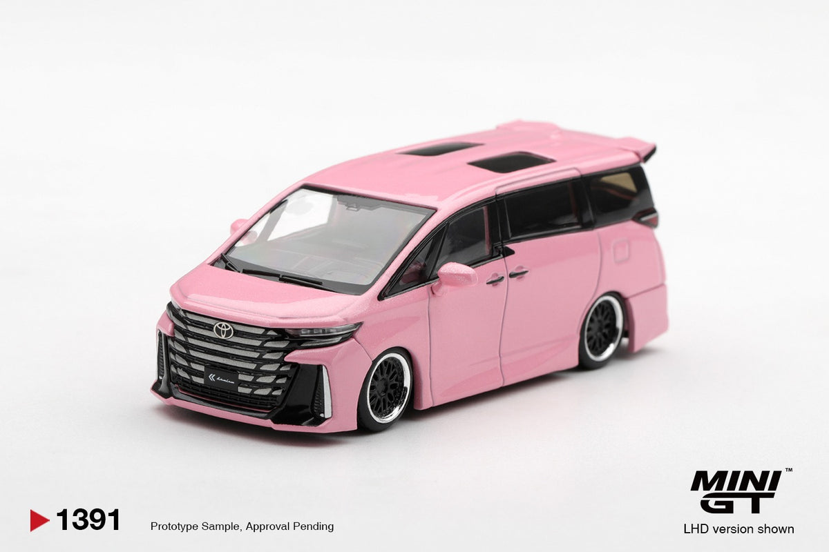 * PRE ORDER * MINI GT #1391 1/64 Toyota Vellfire 40 KUHL Metallic Pink (RHD)