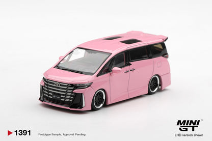 * PRE ORDER * MINI GT #1391 1/64 Toyota Vellfire 40 KUHL Metallic Pink (RHD)