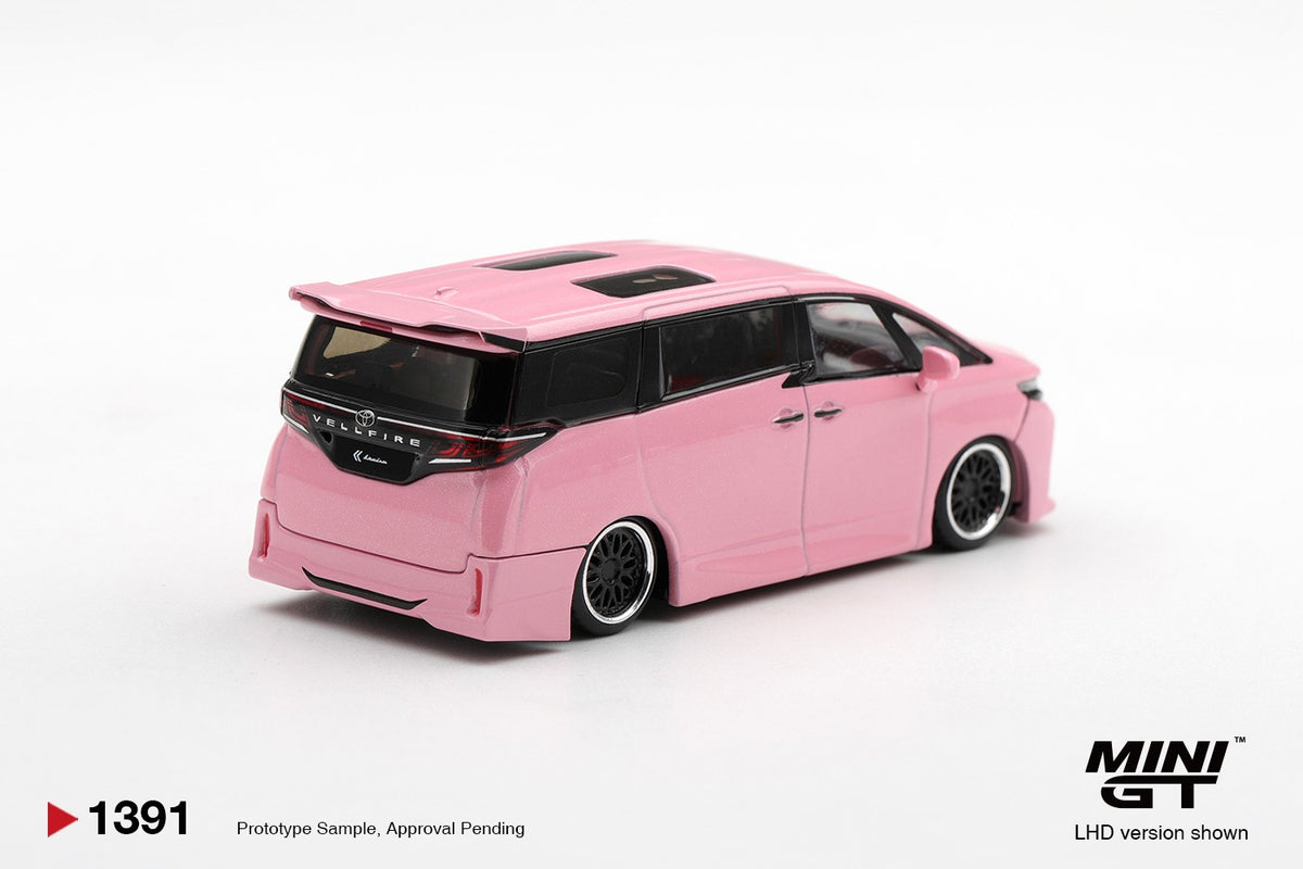 * PRE ORDER * MINI GT #1391 1/64 Toyota Vellfire 40 KUHL Metallic Pink (RHD)