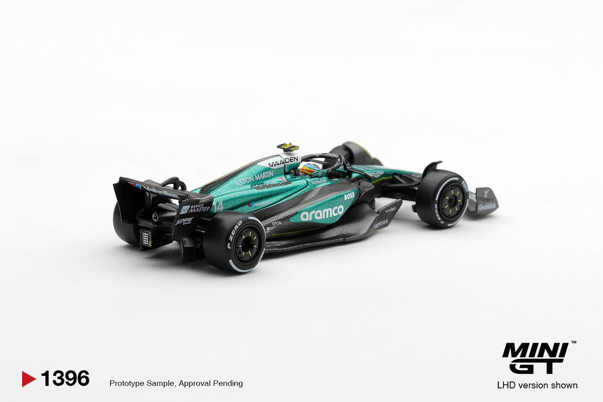 * PRE ORDER * MINI GT #1396 1/64 Aston Martin AMR24 #14 Fernando Alonso 2024 F1 2024 Las Vegas GP