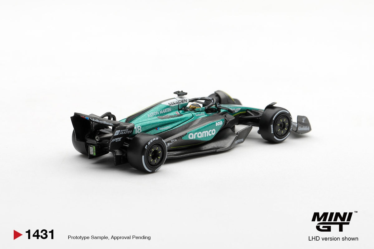 * PRE ORDER * MINI GT #1431 1/64 Aston Martin AMR24 #18 Lance Stroll 2024 F1 2024 Las Vegas GP