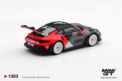 * PRE ORDER * MINI GT #1353 1/64 Porsche 911 GT3 RS STAPLE x INOZETEK (LHD)