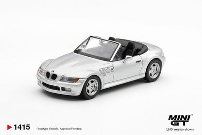 * PRE ORDER * MINI GT #1415 1/64 BMW Z3 Titanium Silver (RHD)