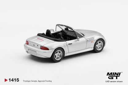* PRE ORDER * MINI GT #1415 1/64 BMW Z3 Titanium Silver (RHD)