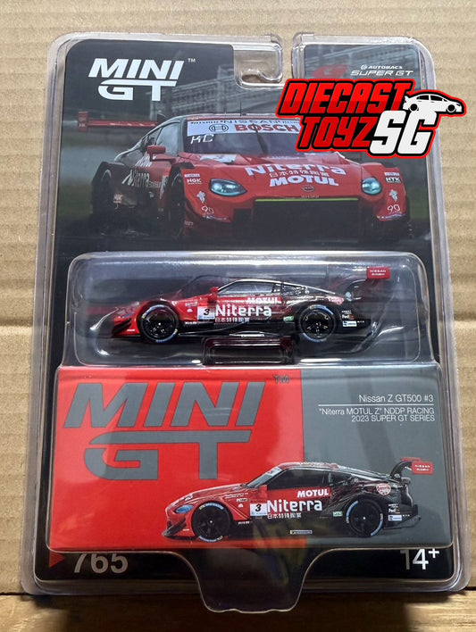 MINI GT #765  "Nissan Z GT500 #3 ""Niterra MOTUL Z""  NDDP RACING 2023 SUPER GT SERIES   / SUPER GT