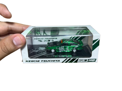 DPLS X INNO 64 X Keichi Tsuchiya Toyota Sprinter Trueno AE86 Green  | Thailand Diecast Expo 2025