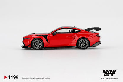MINI GT #1196 1/64 Ford Mustang GTD Race Red (LHD)