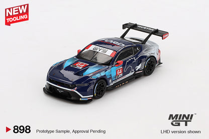 MINI GT #898 1/64 Ford Mustang GT3 #64 Ford Multimatic Motorsports 2024 IMSA Daytona 24 Hrs (LHD)
