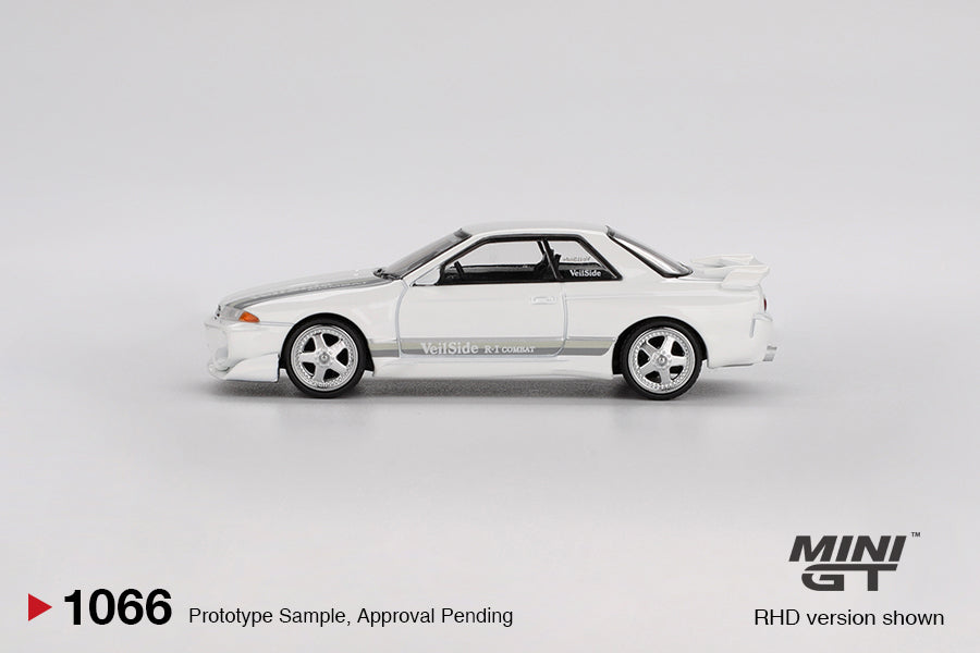 MINI GT #1066 1/64 Nissan Skyline GT-R (R32) VeilSide Combat C-I White (RHD) * BLISTER PACK *