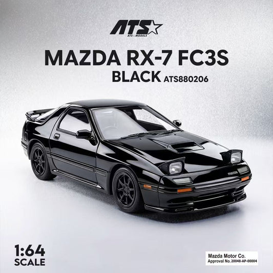 ATS 1/64 Mazda RX-7 FC3S BLACK - ATS880206