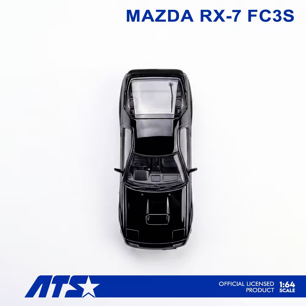 ATS 1/64 Mazda RX-7 FC3S BLACK - ATS880206