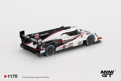 MINI GT #1170 1/64 Acura ARX-06 GTP #93 Acura Meyer Shank Racing 2025 IMSA Daytona 24 Hrs