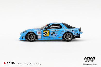 MINI GT #1195 1/64 Mazda RX-7 RE-Amemiya 2025 D1GP (RHD) * BLISTER PACK *