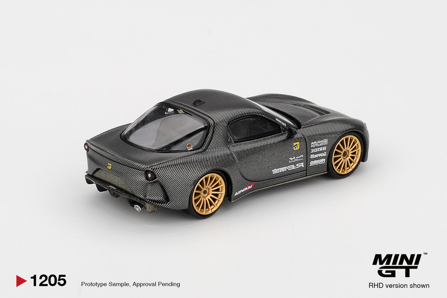 MINI GT #1205 1/64 Mazda RX-7 RE-Amemiya Matsukiyo KOKU 3 Rotor NA-7 TAS 2025 Best Tuned Car Award (RHD)