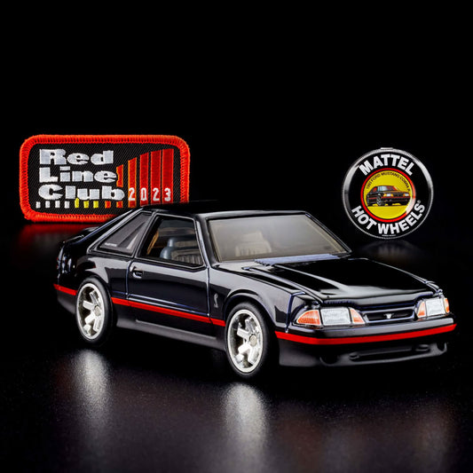HOT WHEELS RLC 1993 FORD MUSTANG COBRA R - MEMBERSHIP CAR 2023 - HNL15