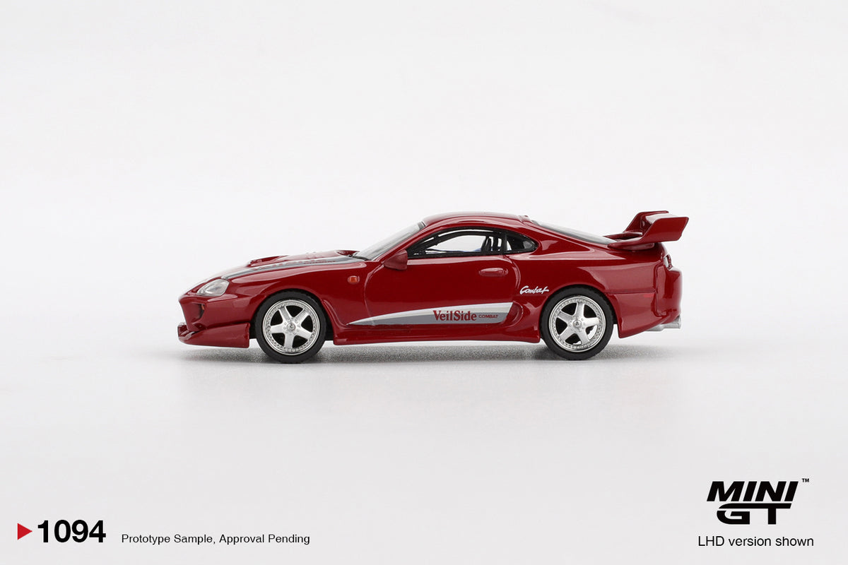 MINI GT #1094 1/64 Toyota Supra VeilSide Combat V-I Red (RHD)