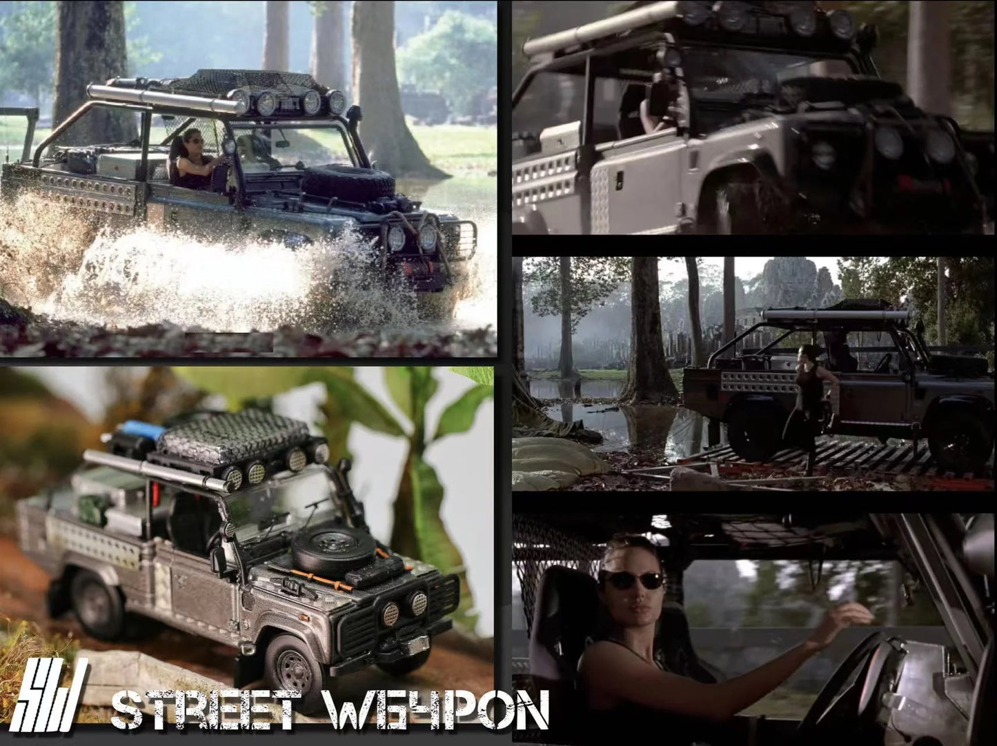 Street Weapon 1/64 Land Rover Defender Tomb Raider