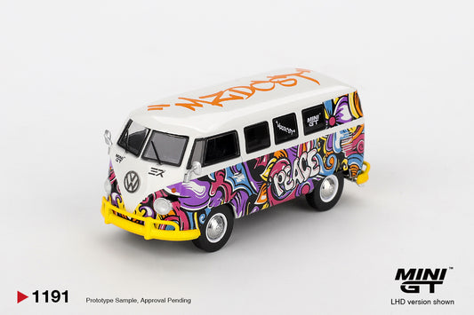 MINI GT #1191 1/64 Volkswagen T1 Microbus Mizu Design LHD
