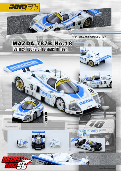 * PRE ORDER * INNO64 1/64 MAZDA 787B No.18