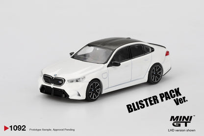 MINI GT #1092 1/64 BMW M5 Alpine White (RHD)