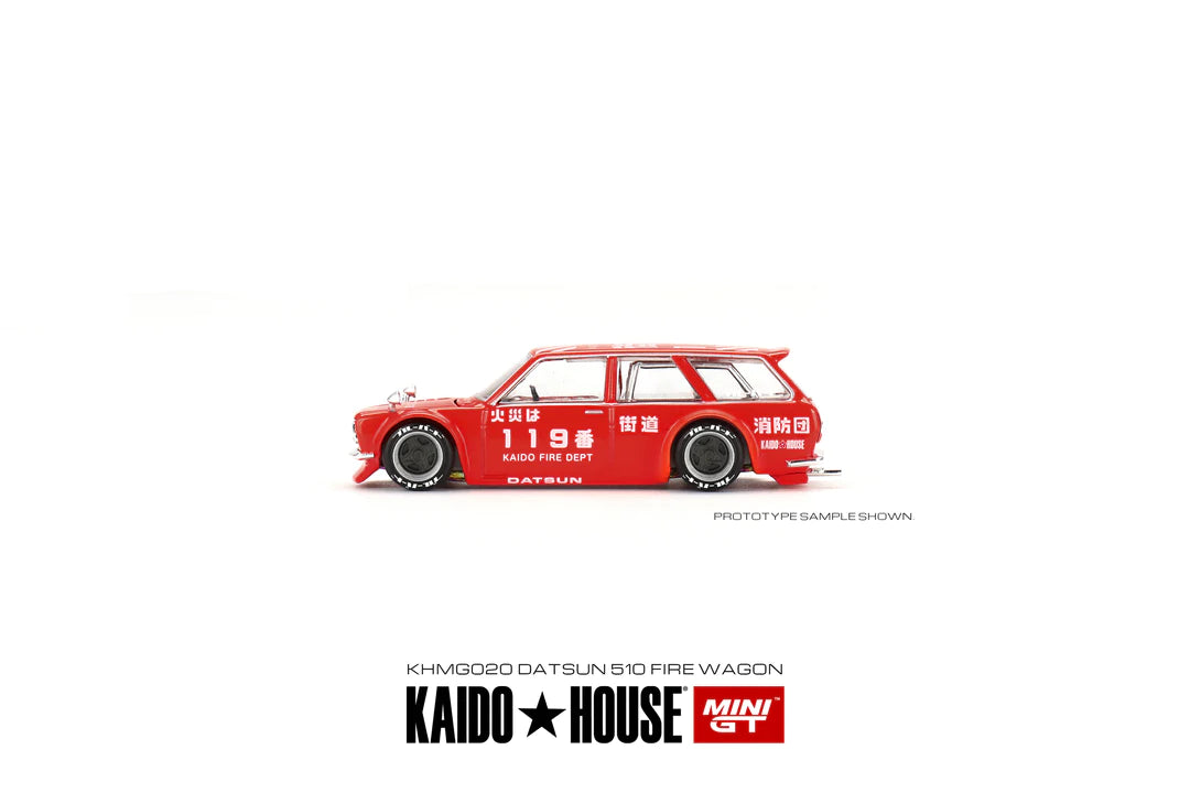 [ Kaido House x MINI GT ] DATSUN KAIDO 510 WAGON FIRE V1 KHMG020