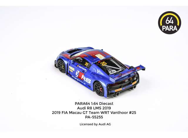 PARA 64 1/64 Audi R8 LMS 2019 FIA Macau GT #25