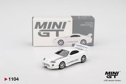 MINI GT #1104 1/64 Toyota Supra VeilSide Combat V-I White (RHD)