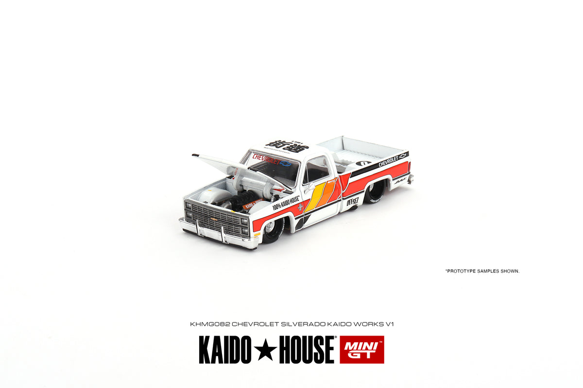 [ Kaido House x MINI GT ] 1/64 Chevrolet Silverado KAIDO WORKS V1 KHMG082