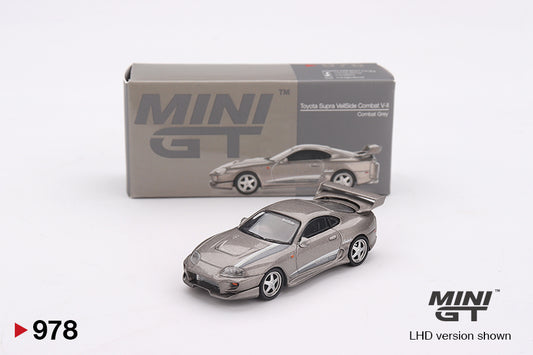 MINI GT #978 1/64 Toyota Supra VeilSide Combat V-II Combat Grey (RHD)