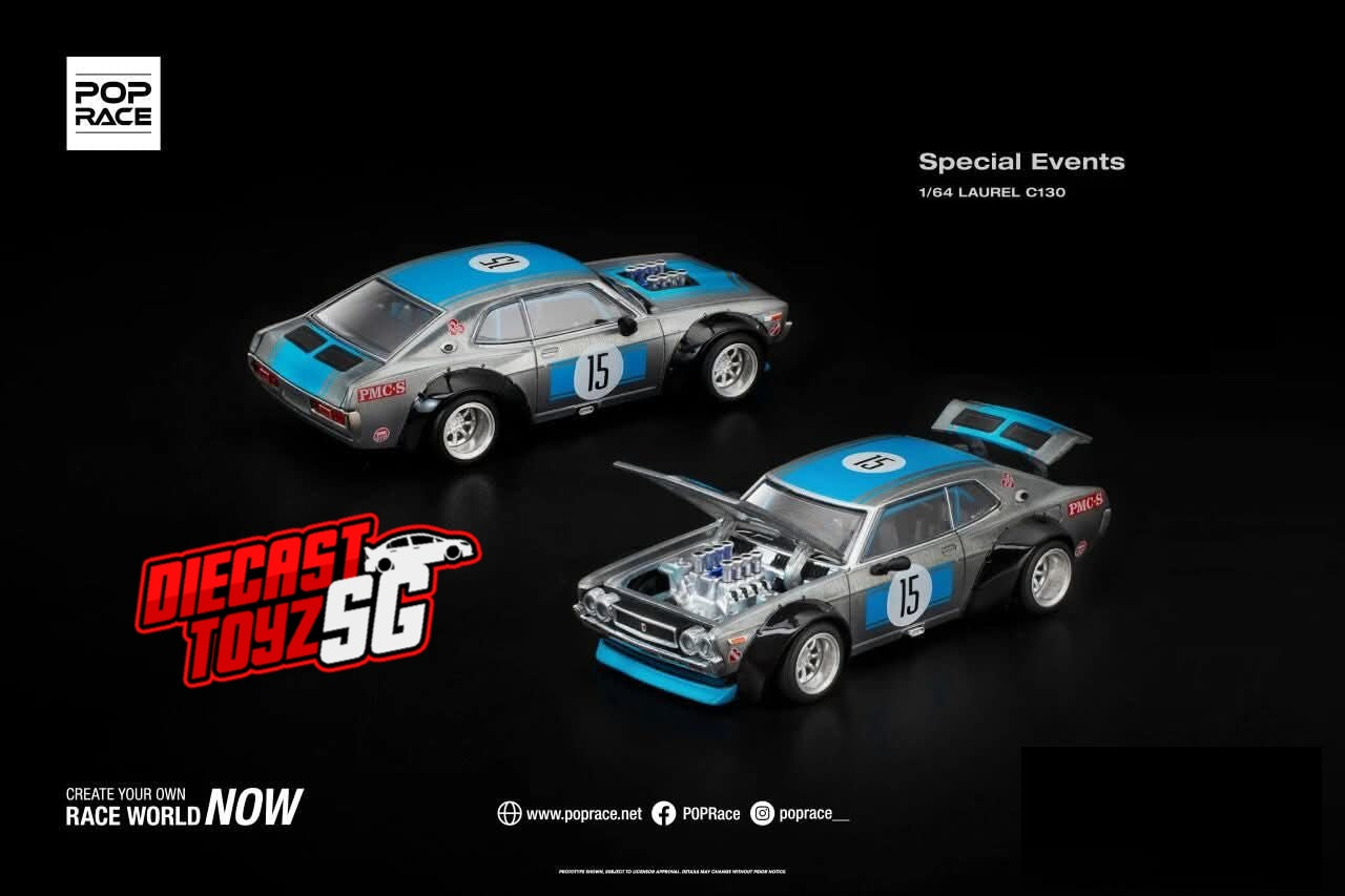 POP RACE XCARTOYS 1/64 APA XPO EXCLUSIVE LAUREL C130