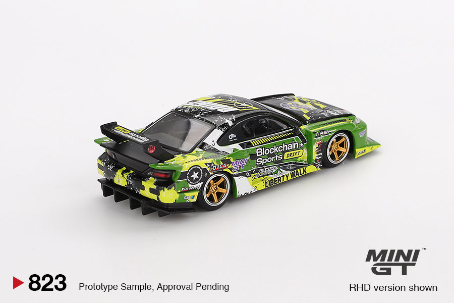 MINI GT #823 1/64 Nissan LB-Super Silhouette S15 SILVIA #555 V2 2024 Formula Drift Japan (RHD)  ( BLISTER PACK )