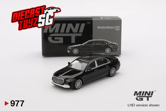 MINI GT #977 1/64 Mercedes-Maybach S 680 Black (RHD)