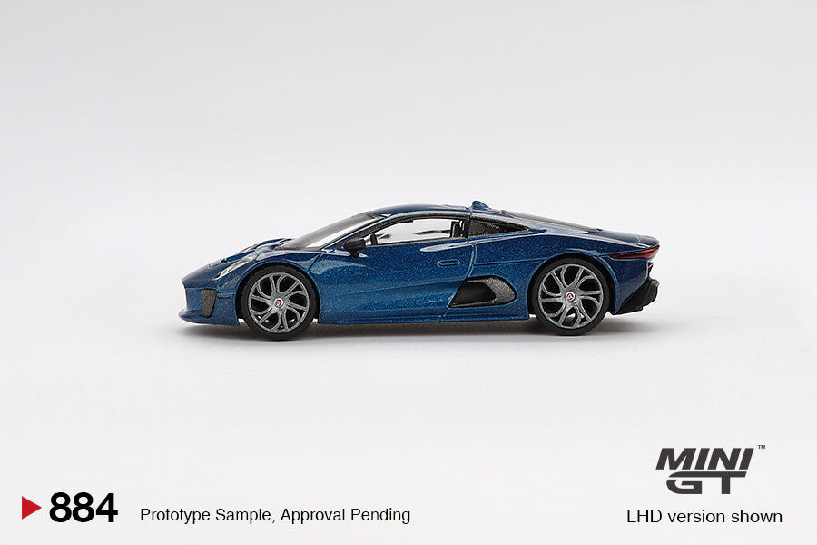 MINI GT #884 1/64 Jaguar C-X75 Blue (LHD)