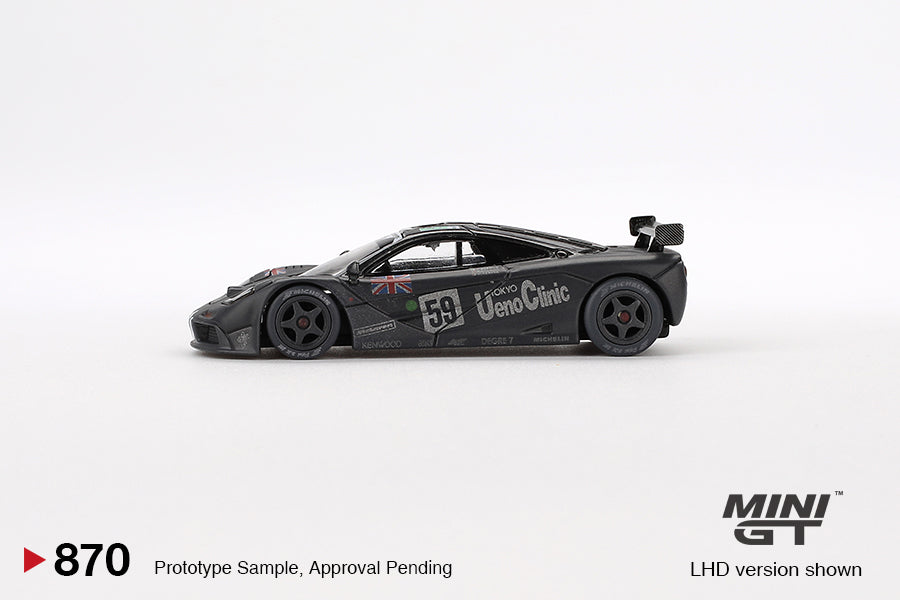 Mini GT #870 1/64 McLaren F1 GTR #59 1995 Le Mans 24Hr Winner Post-Race Weathered - BLISTER PACK