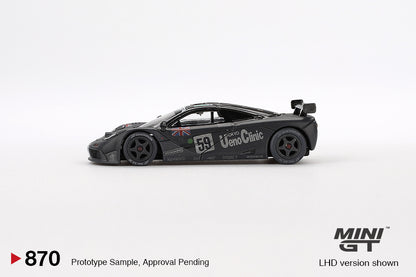Mini GT #870 1/64 McLaren F1 GTR #59 1995 Le Mans 24Hr Winner Post-Race Weathered - BLISTER PACK