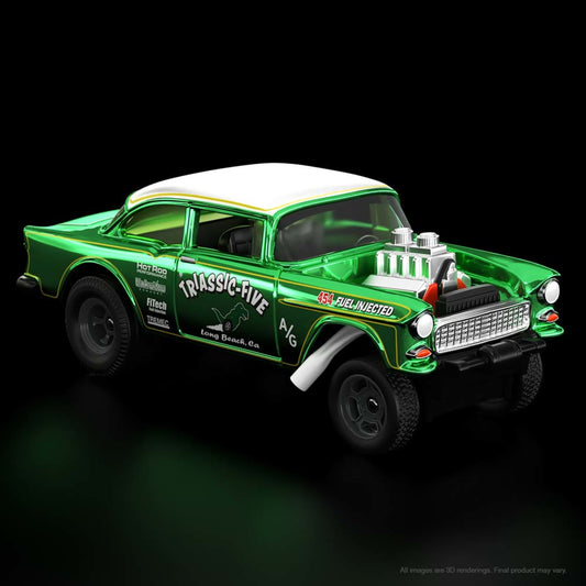 HOT WHEELS RLC HWC Special Edition ’55 Chevy Bel Air Gasser Green
