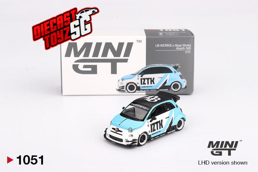 MINI GT #1051 1/64 Abarth 595 LB-WORKS x Abas Works IZTK (LHD)