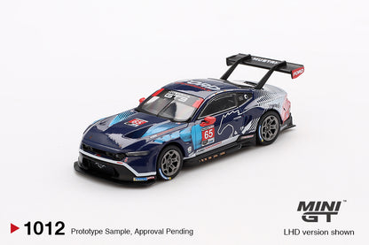 MINI GT #1012 1/64 Ford Mustang GT3 #65 Ford Multimatic Motorsports 2024 IMSA Daytona 24 Hrs (LHD)