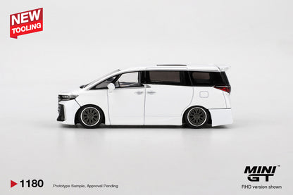 MINI GT #1180 1/64 Toyota Vellfire 40 KUHL White RHD